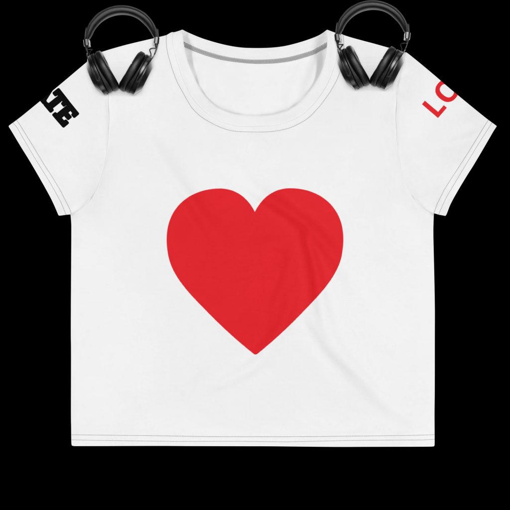 Lipz LOVE & HATE crop Top